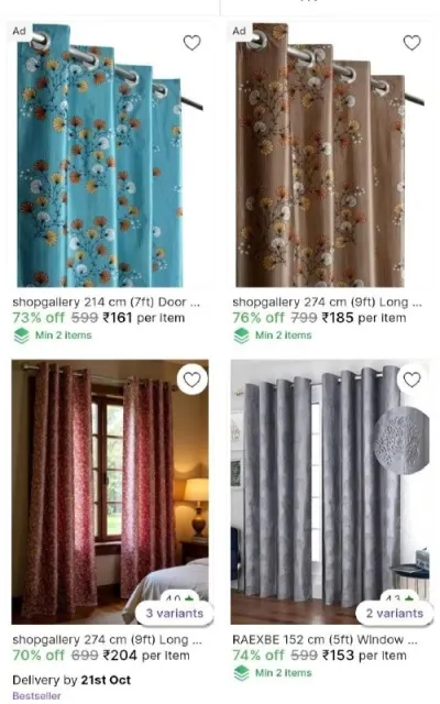 Curtain set for home and office best quality
