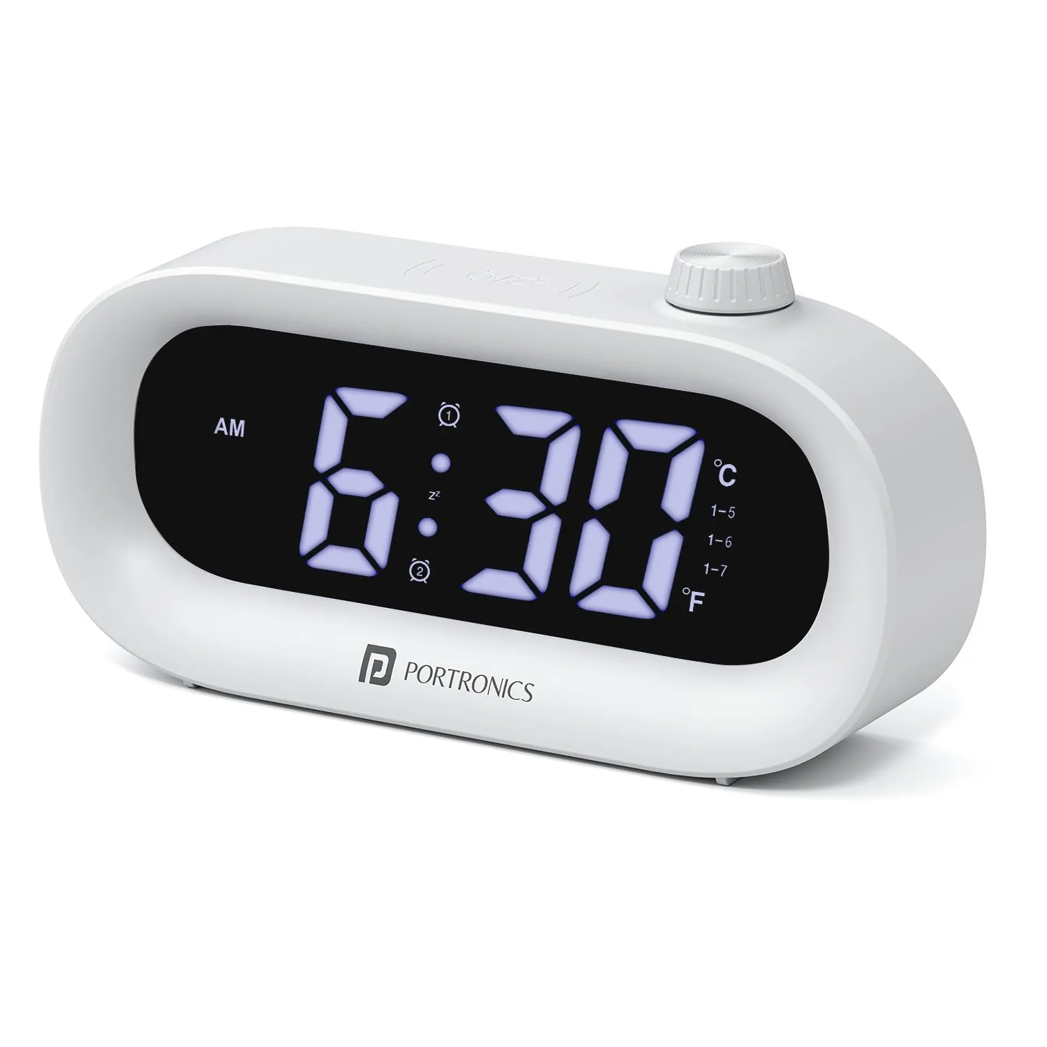 Portronics LED Digital Alarm Clock With Temperature Display at ₹649 + Coupon. at ₹649