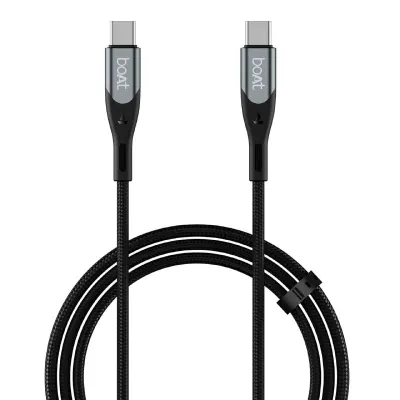 boAt Type C to C 65W Fast Charging Cable with 480 Mbps Data Transfer at ₹179