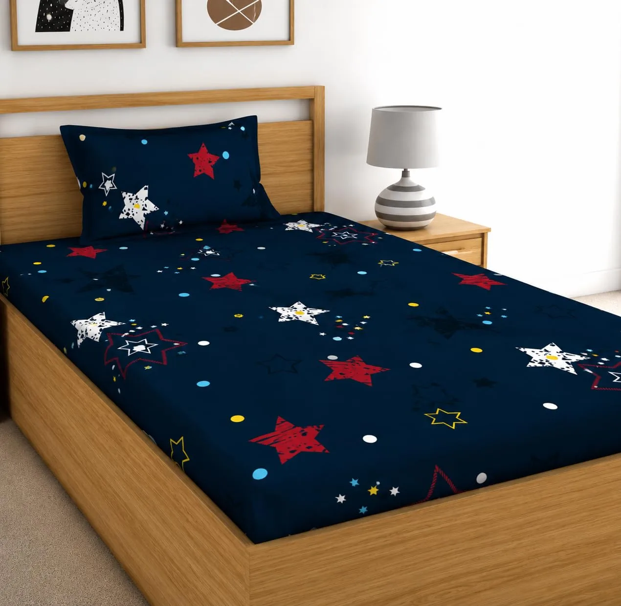 DECORUM Single Bed Cotton Bedsheet at ₹179