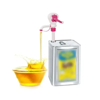 Suzec Manual Hand Oil Pump for Kitchen Tin Cans Pumping Machine Automatic Bottle Fuel Transfer Oil Pump for 15 L Tin at ₹136