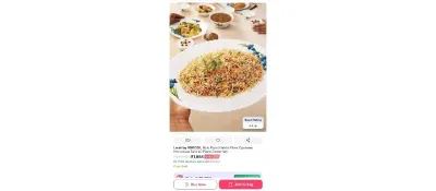 Larah by BOROSIL Belle Fluted White Floral Opalware Microwave Safe 40 Piece Dinner Set at ₹1,799