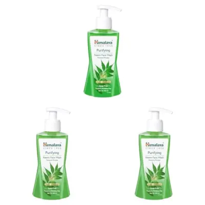 Himalaya Herbals Purifying Neem Face Wash, 200ml (Pack of 3) at ₹447