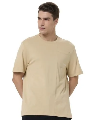 U. S. POLO ASSN. Men's Solid Oversized Fit T-Shirt at ₹479