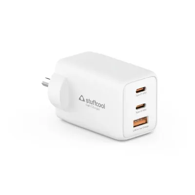 Stuffcool Numen 65, Smallest 65W GaN Charger Dual USB-C PD PPS & USB-A at ₹1,889