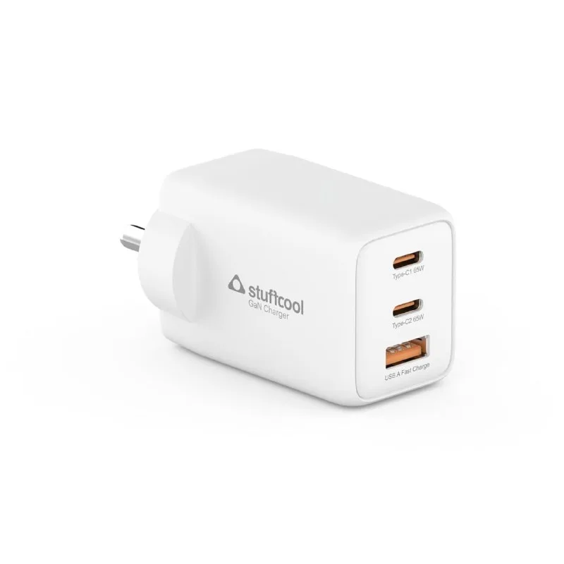 Stuffcool Numen 65, Smallest 65W GaN Charger Dual USB-C PD PPS & USB-A at ₹1,889