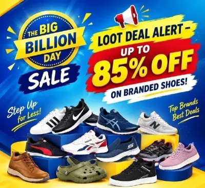 Up to 85% Off on Branded Shoes