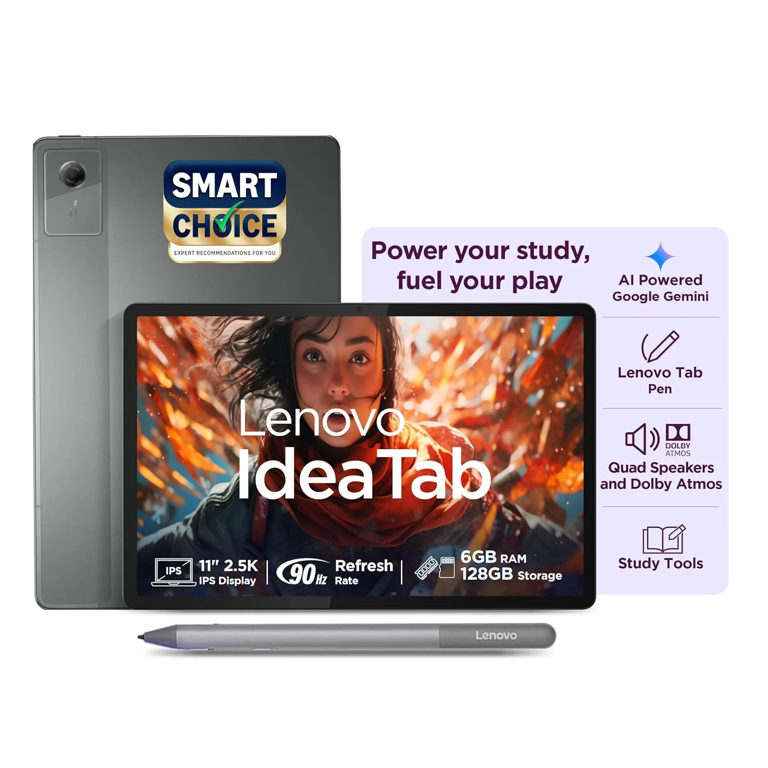 Lenovo Idea Tab + Tab Pen | 6GB | 128GB at ₹21,999