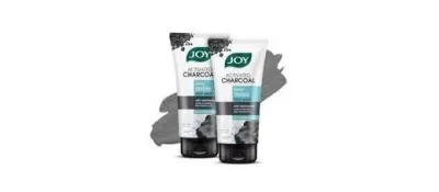 Joy Activated Charcoal Face Wash for Oily Skin 150ml x 2 at ₹267