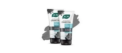 Joy Activated Charcoal Face Wash for Oily Skin 150ml x 2 at ₹267