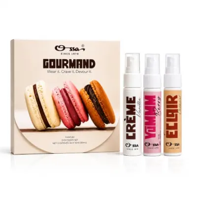 OSSA Gourmand Parfum Miniature Set for Men & Women, 30ML (3 x 10ML) | Vanilla, Berry & Caramel Fragrances | Long Lasting Unisex Perfume Gift at ₹199