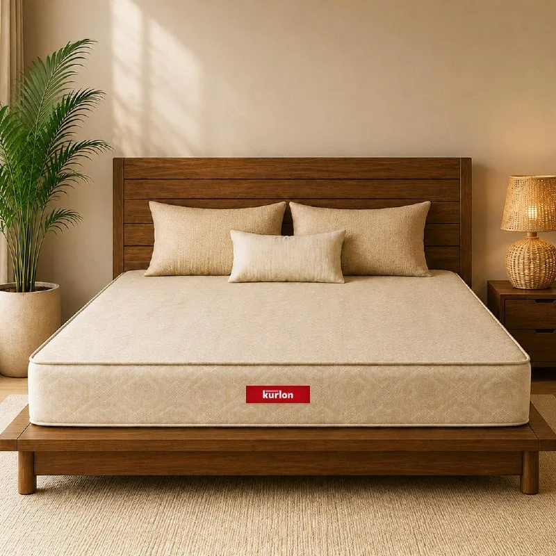 Kurlon Dual Mattress | Queen Size 72x60x4 Inches | Reversible Soft & Firm Dual Comfort - Flip Anytime at ₹6,079