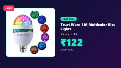 360 Degree Rotating LED Crystal Bulb at ₹122