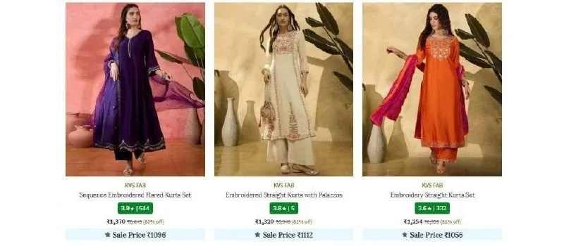 Salwar Suits Upto 90% Off