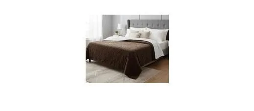 VAS COLLECTIONS Faux Fur Jacquard Tufted Sherpa Blanket | 60 at ₹1,849