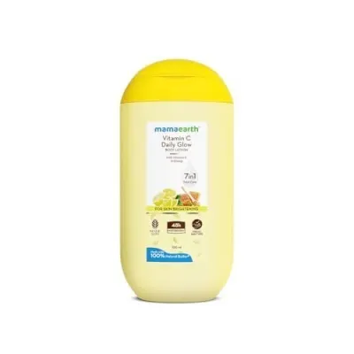 Mamaearth Vitamin C Daily Glow Body Lotion For Skin Brightening with Vitamin C & Honey - 100ml |Nourishes Dry Skin | 48 H Moisturization | 1 at ₹100
