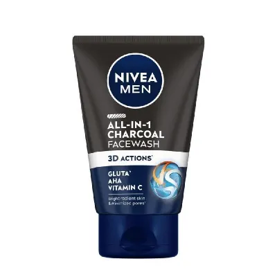 NIVEA MEN All in 1 Charcoal Face Wash at ₹128