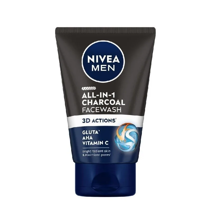 NIVEA MEN All in 1 Charcoal Face Wash at ₹128