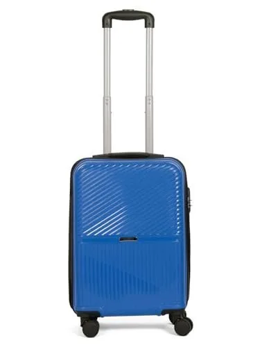 Teakwood Small Size 8 Wheels Trolley Bag, Hard Cabin with Zipper Closure, Adjustable Push Button & Cross Side Strap, Number Lock System 360  at ₹899