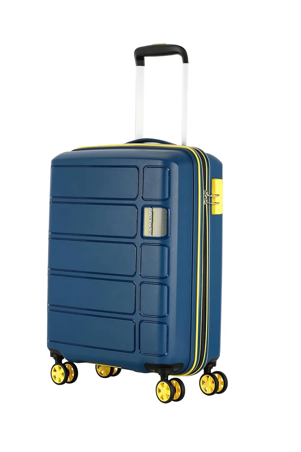 Kamiliant by American Tourister Harrier Zing|Cabin Trolley Bag Small Size (56 cms) for Travel| Hard Case Polypropylene (PP) Suitcase|360° 8- at ₹1,261