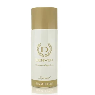 DENVER Hamilton Imperial Deodorant for Men -150 ml | Long lasting underarm & body spray at ₹129