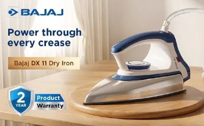 Bajaj Majesty Dx-11 1000w Dry Iron at ₹599