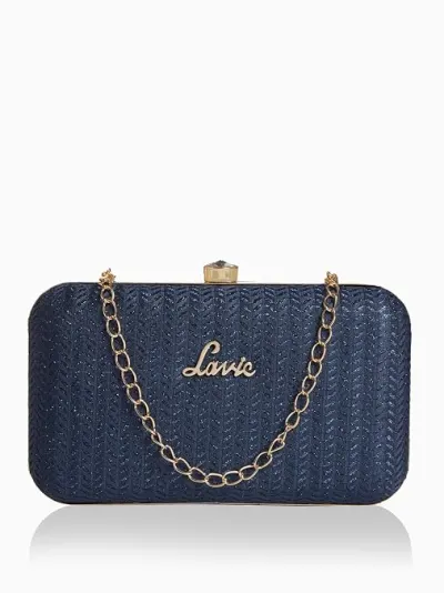 Lavie Women's Sparkle Framed Clutch | Ladies Purse Handbag at ₹549