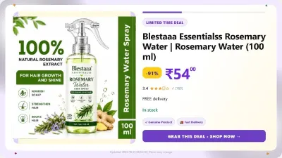 blestaaa essentialss Rosemary Water (100 ml) at ₹54
