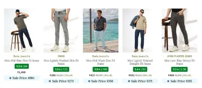 Upto 75% Off On Mens Jeans