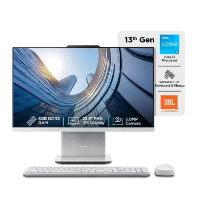 Lenovo AIO Intel Core i3 (8GB RAM/512GB SSD/Keyboard & Mouse) at ₹57,490