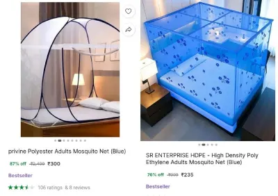 Polyester Mosquito Net at ₹235
