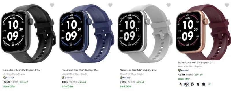 Noise BT Calling Smartwatch from ₹999