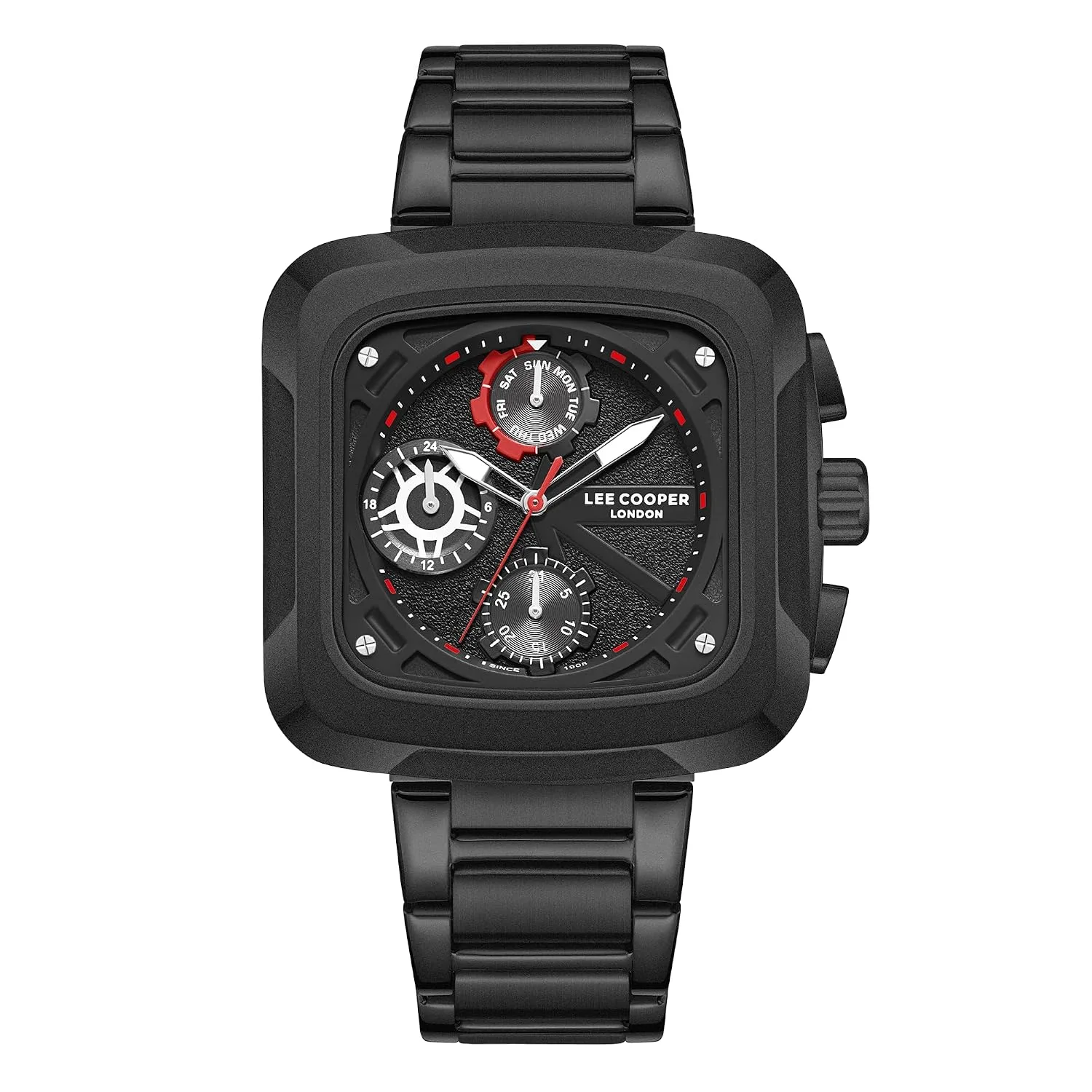 Lee Cooper Analog Black Square Dial Men's Watch at ₹5,508