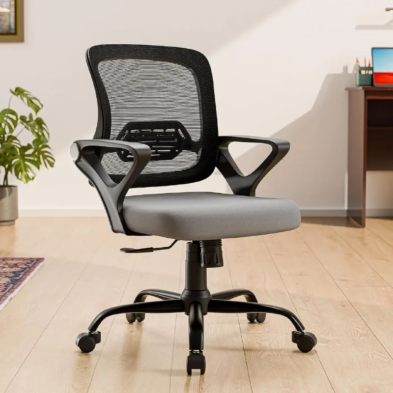 Green Soul Pebble Office Chair, Mid Back Mesh Ergonomic Home Office Desk Chair with Comfortable & Spacious Seat at ₹2,990