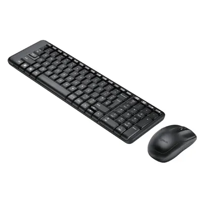 Logitech MK215 Wireless Keyboard and Mouse Combo for Windows, 2.4 GHz Wireless at ₹995