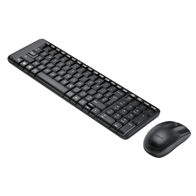 Logitech MK215 Wireless Keyboard and Mouse Combo for Windows, 2.4 GHz Wireless at ₹995