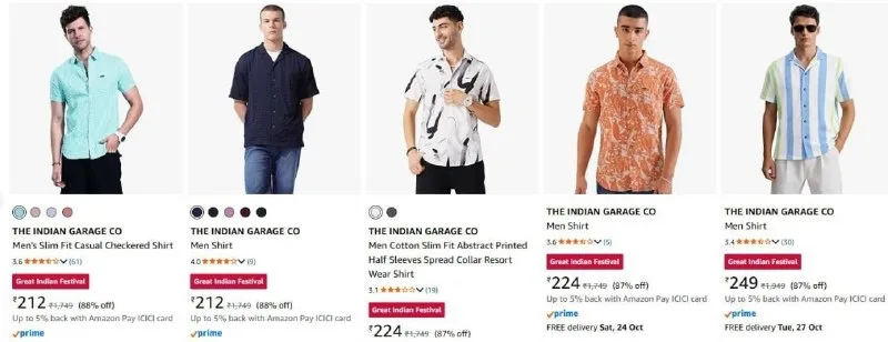 UPTO 89% OFF On The Indian Garage Co. Clothing