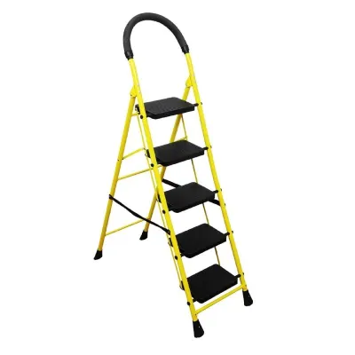 BonKaso Mild Steel Multipurpose Climb Swift 5-Step Foldable Ladder with Safety Clutch Lock at ₹2,179