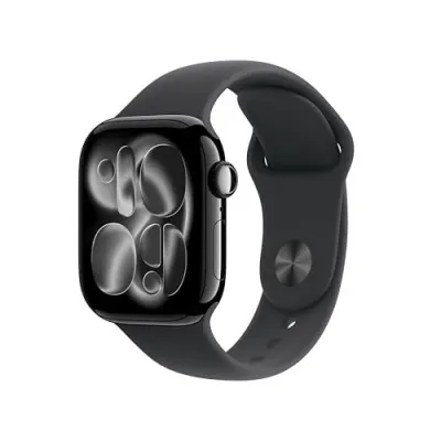 Apple Watch Series 11 GPS 42mm Jet Black Aluminium Case with Black Sport Band - S/M at ₹31,999