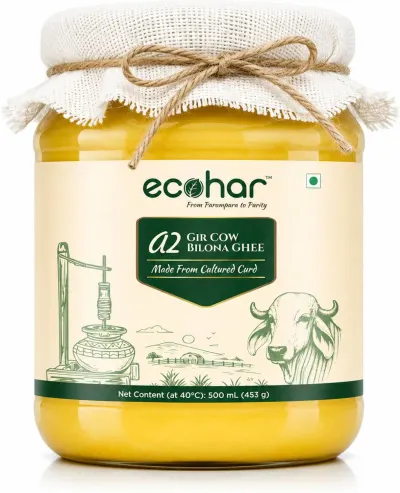 A2 Gir Cow Bilona Ghee (500 ml) at ₹836