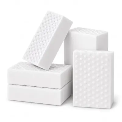 Flex Utility Cleaning Sponges Set of 10 Solid White Blocks f at ₹170