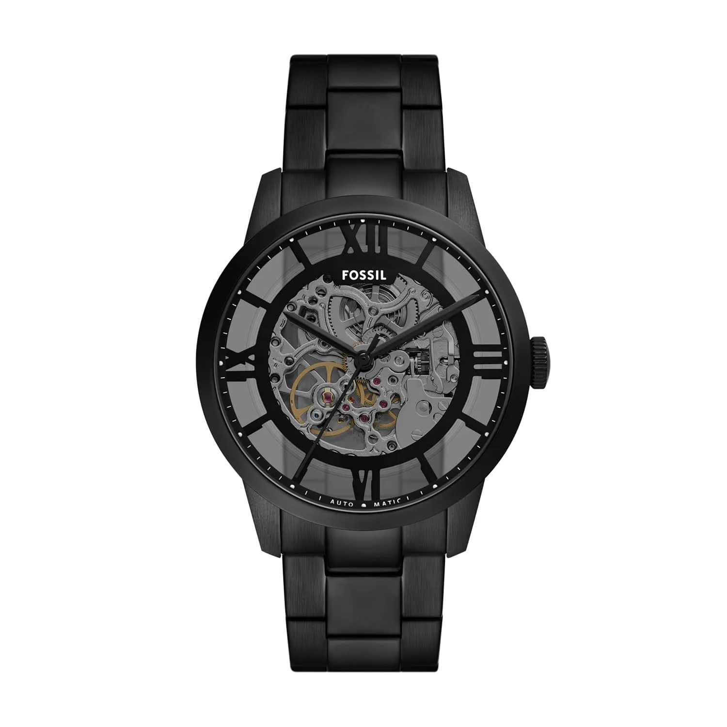 Fossil Black Quartz Stainless Steel Watch at ₹7,919