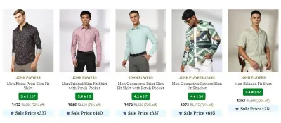 80% Off On John Players Clothing