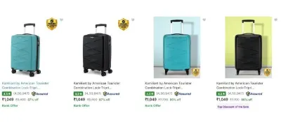 Upto 90% Off On Top Branded Luggage