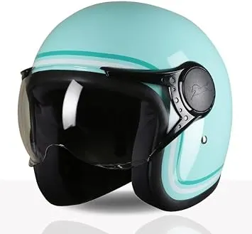 TVS MissFit Women's Open Face Helmet | Lightweight Shell | P at ₹1,138
