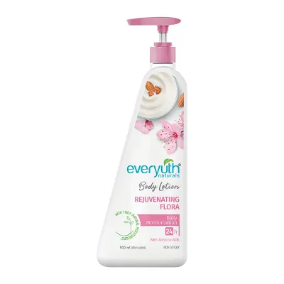 Everyuth Naturals Rejuvenating Flora Body Lotion | 24Hr Hydr at ₹106