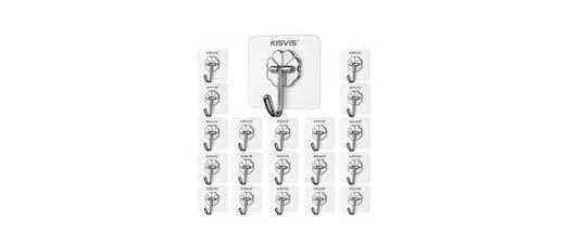 Wall Hanger Hook Without Drilling 20Pcs at ₹99