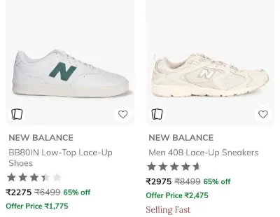 Upto 65% Off - New Balance Men's Shoes
