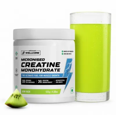 Loot: Wellcore Micronised Monohydrate Creatine 122g (Kiwi Kick) at ₹454