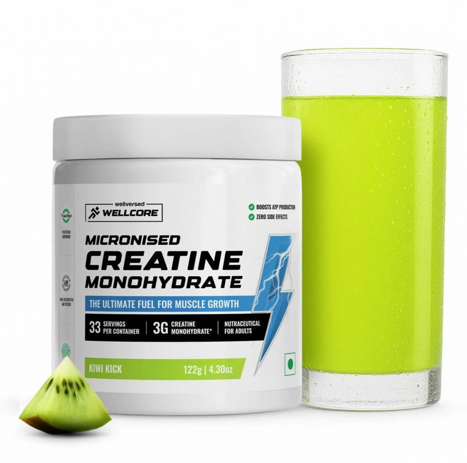 Loot: Wellcore Micronised Monohydrate Creatine 122g (Kiwi Kick) at ₹454